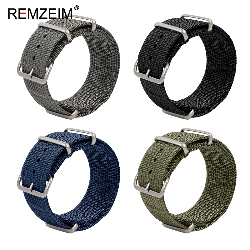 Tali jam nilon bergaris baru 1 - Nato Strap Nylon ulasan dan harga