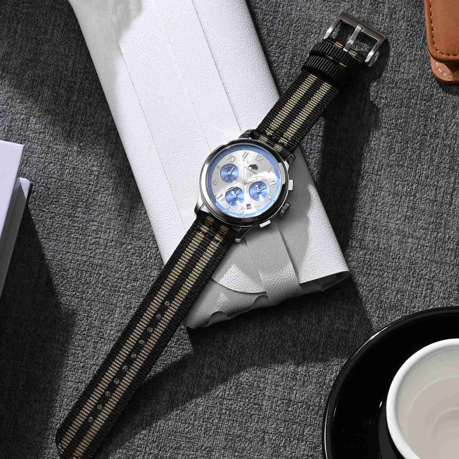 Tali jam nilon BISONSTRAP, tal - Nato Strap Nylon ulasan dan harga
