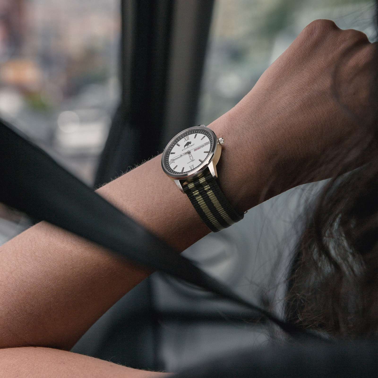 Tali jam nilon BISONSTRAP, tal - Nato Strap Nylon ulasan dan harga