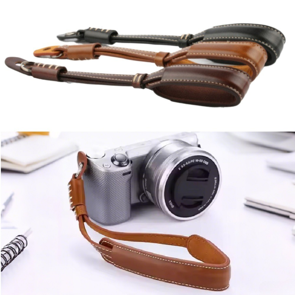 Tali Pergelangan Tangan Kamera - Leather Strap Quick Release ulasan dan harga