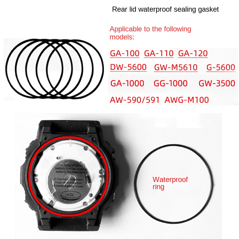 Cover belakang cincin tahan ai - Casio Watch G-Shock Dw-5600 ulasan dan harga