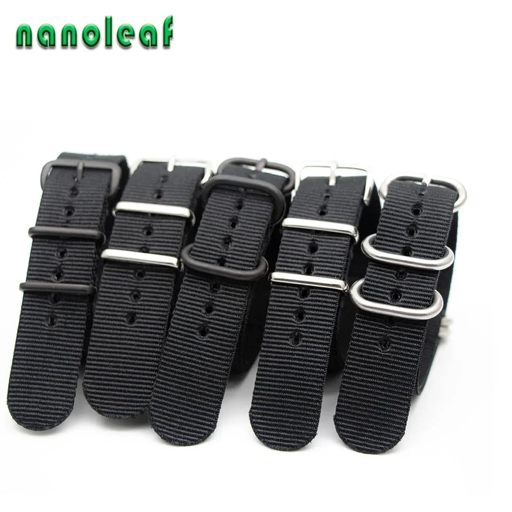 Tali jam tangan nilon hitam, u - Nato Strap Nylon ulasan dan harga
