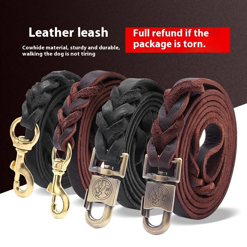 Tali Anjing Kulit Asli - Tali  - Leather Strap Quick Release ulasan dan harga