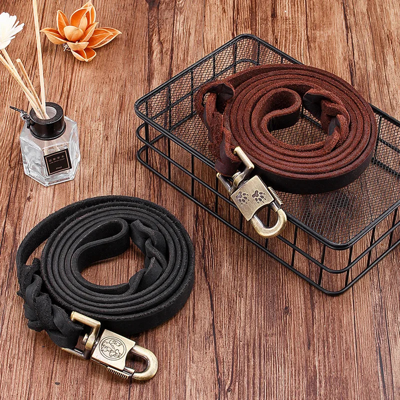 Tali Anjing Kulit Asli - Tali  - Leather Strap Quick Release ulasan dan harga