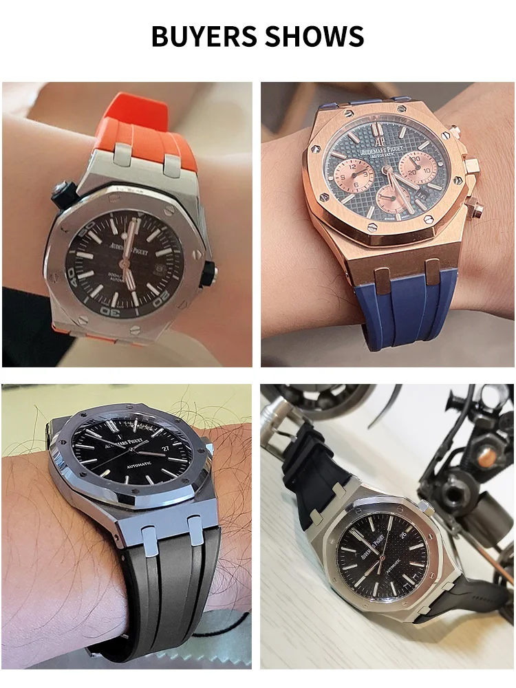 Tali jam tangan silikon kedap  - Audemars Piguet Watch Royal Oak ulasan dan harga