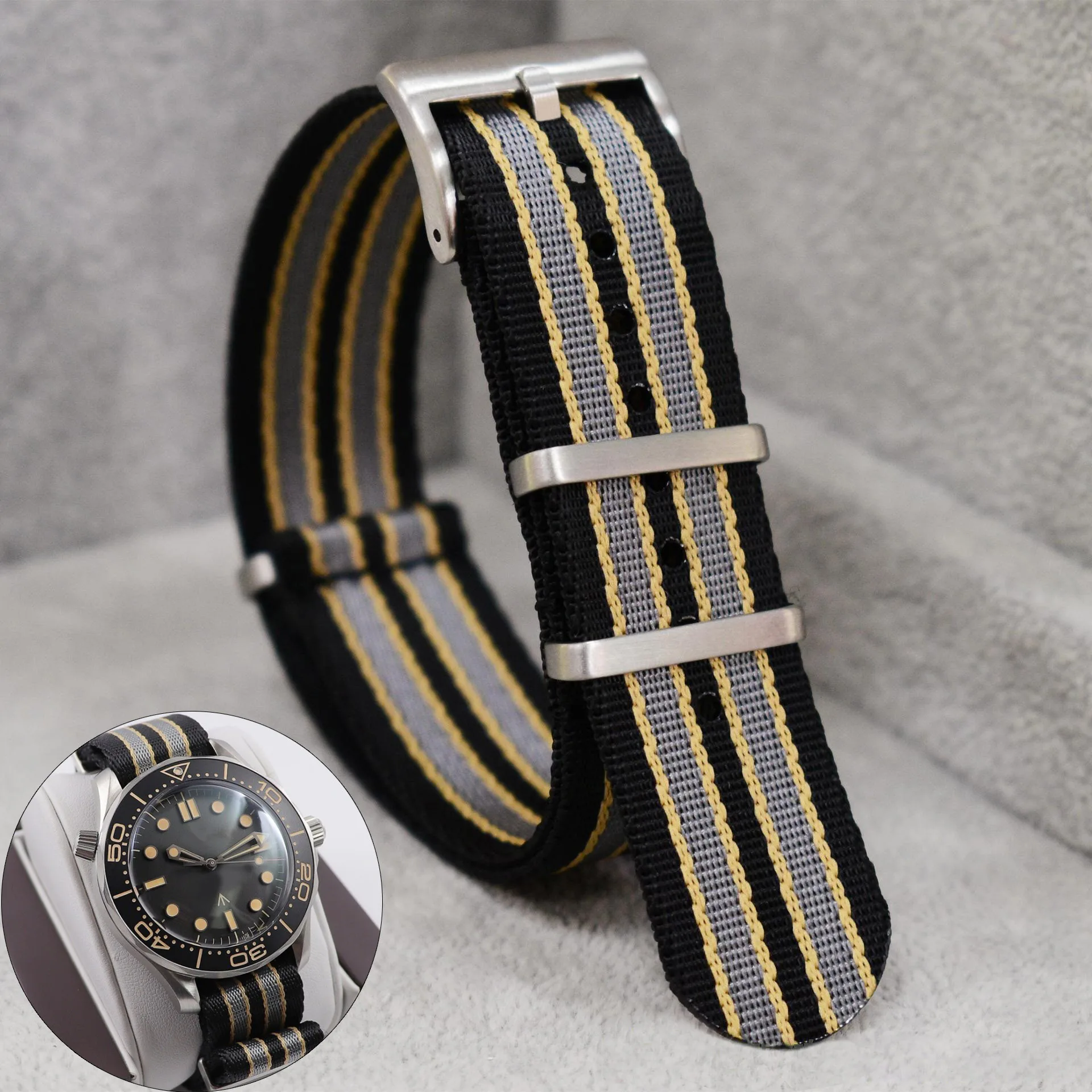 Tali jam nilon untuk Rolex Pre - Nato Strap Nylon ulasan dan harga